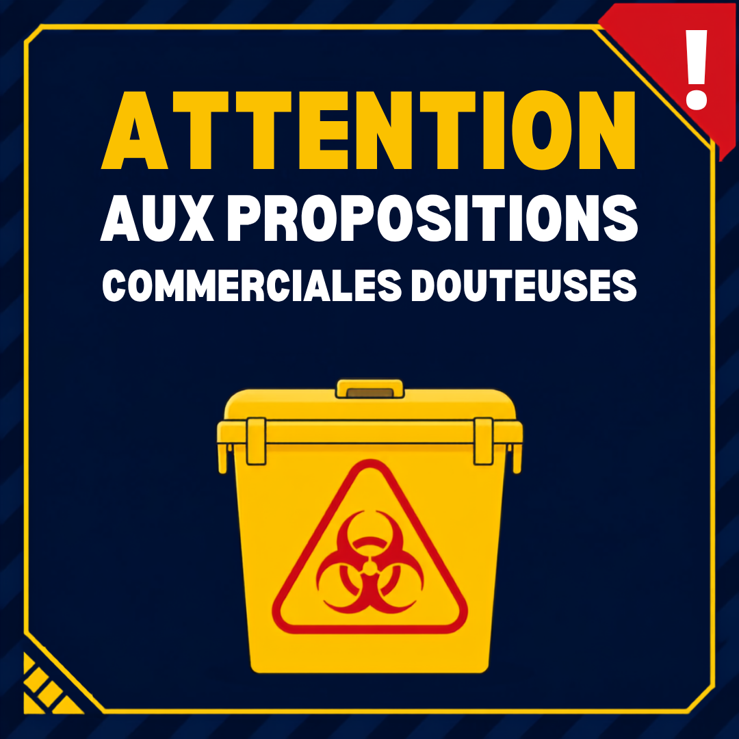 Visuel carré Attention aux propositions commerciales douteuses
